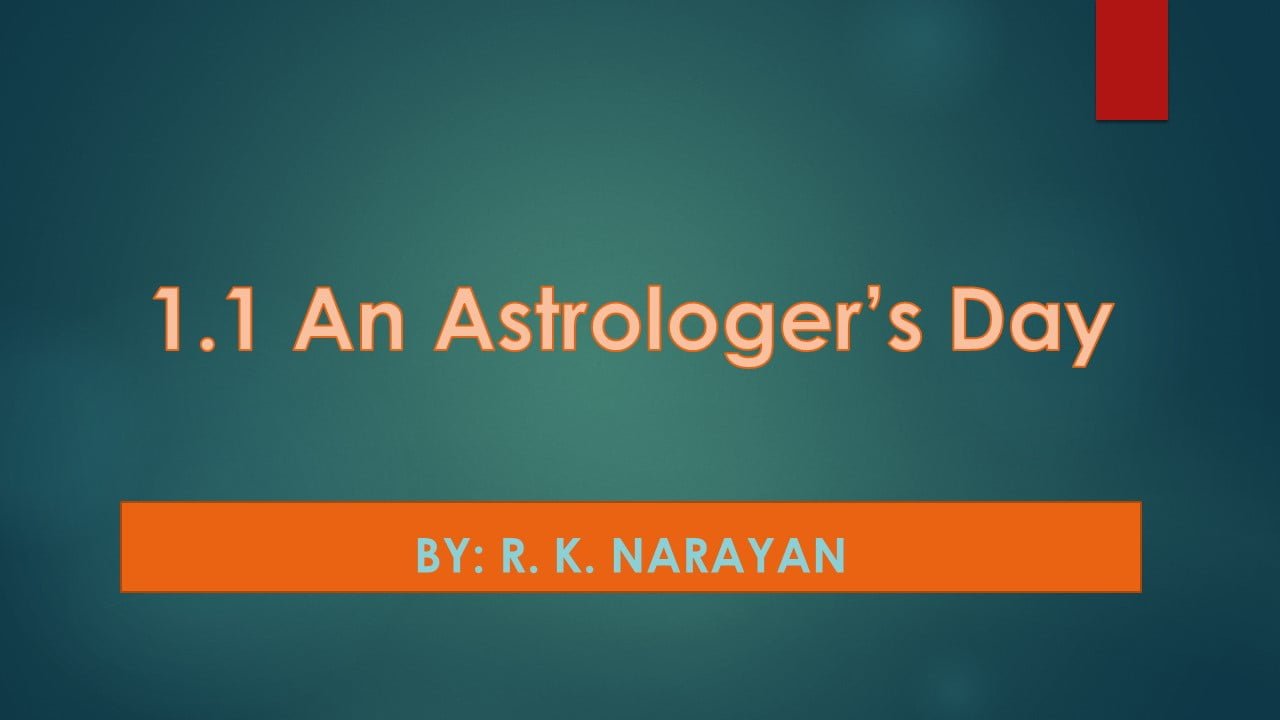 An Astrologers Day