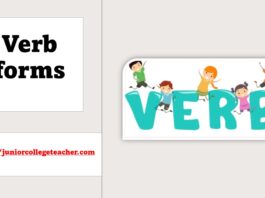 Verb forms