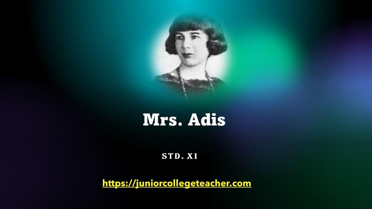 Mrs Adis